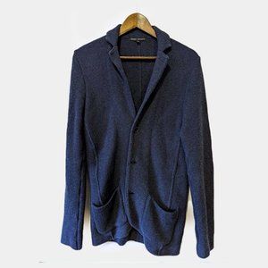 ROBERT BARAKETT - Knitted navy jacket - Sz S